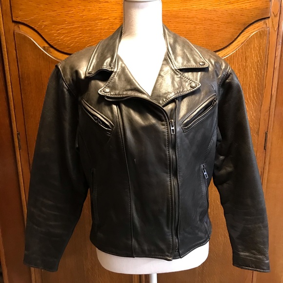 Jackets & Blazers - Leather Motorcycle riding jacket